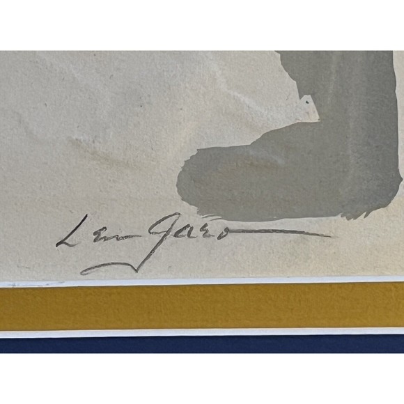 Large Clown Painting Original Len Garon AP Signed "3 Clowns" Artist Proof - Picture 4 of 15